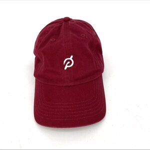 Peloton Red Maroon Baseball Cap